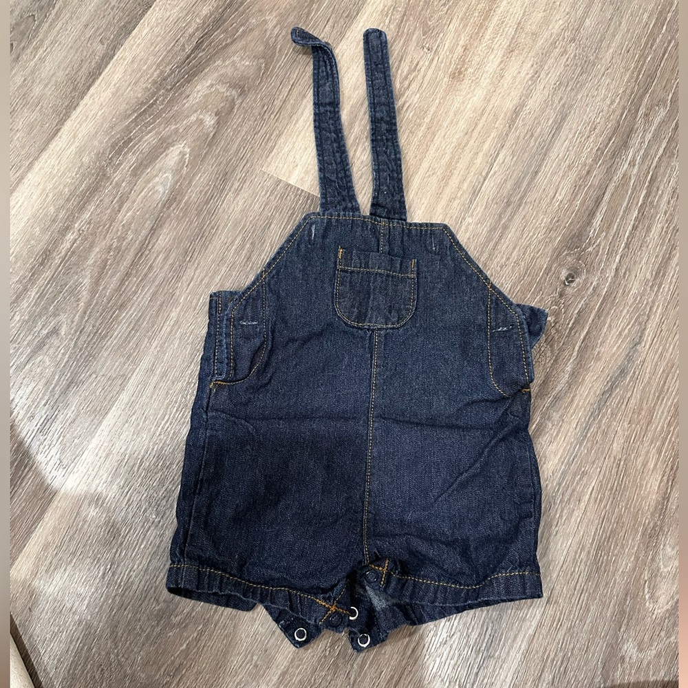 Carter's Dark Blue Denim Overalls